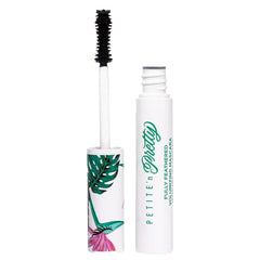 Petite 'N Pretty Fully Feathered Mascara packaging showcases non-toxic kid-friendly design for safe daily use.