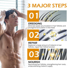 pewatul gray hair reverse bar on beard suggests multipurpose grooming use.