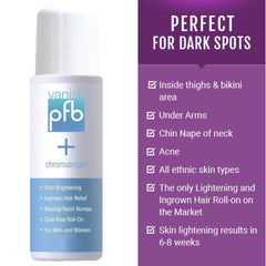 PFB Vanish Chromabright dark spot remover highlights targeted skin brightening for even tone