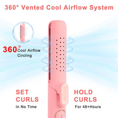 PFUM Airflow Styler adjustable temps for personalized heat on different hair types.