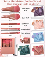 PGRODE eyeshadow brush with soft synthetic fibers for smooth application