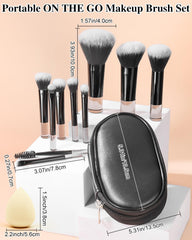 PGRODE eyeshadow brushes for precise, soft eye makeup application.