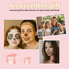 Phanund 7pack pig-pattern kids mask offers gentle moisture for daily routines