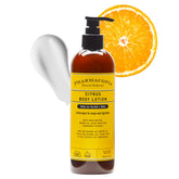 Pharmacopia Citrus Body Lotion 16oz jar delivering hydrating moisture for dry skin
