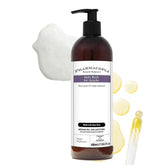 Pharmacopia Hotel Argan Oil Body Wash bottle highlighting vegan, hydrating formula.