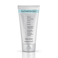 Pharmagel Enzyme Ex-Cell packaging close-up signaling premium exfoliant for careful skincare