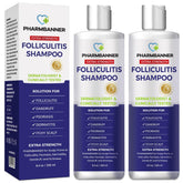 PHARMBANNER Anti-Fungal Shampoo bottle front view for soothing scalp care
