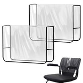 Philbinden clear salon chair cover back protects chairs from stains and moisture.