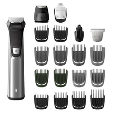 Philips Multi Groomer 23-piece kit product shot for versatile beard, head, and body grooming.