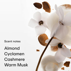PHLUR Cashmere Skin Mist top-notes highlight almond and cashmere warmth for near-skin aroma