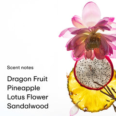 PHLUR Dragon Fruit Body Mist spray action demonstrating light mist for layering.