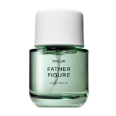PHLUR Father Figure bottle closeup showing vibrant green freshness for daily wear