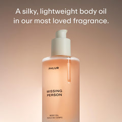 PHLUR Missing Person bottle pump for easy daily application.