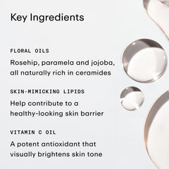 PHLUR Missing Person ceramide oils nourish skin and support barrier.