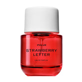 PHLUR Strawberry Letter bottle front with magnetic lid for a luxe, gift-ready presentation.