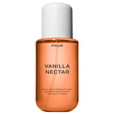 PHLUR Vanilla Nectar Mist bottle showcases fruity notes and whipped vanilla for all-day freshness.
