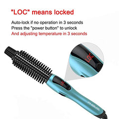 PHOEBE anti-scald bristles close-up for safe styling