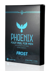 Phoenix Foot Peel pack-2-mens-extra-large shows two tubes for deep exfoliation