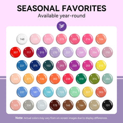 Phoenixy gel nail polish colors displayed for quick shade selection.