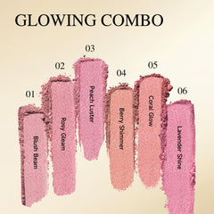PHOFAY Luminous Blush dry-application for everyday natural look.
