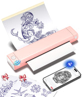 Phomemo M08F Tattoo Stencil Printer front view highlights compact on-the-go design.