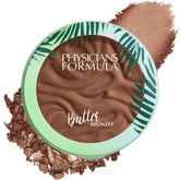 Physicians Formula Murumuru Butter Bronzer compact open shows tropical glow and smooth texture.