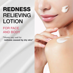 Physiogel Calming Relief Lotion texture closeup shows lightweight hydration