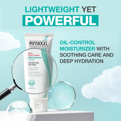 PHYSIOGEL Moisturizer Cream texture close-up reveals silky hydration and fast absorption.