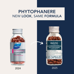 PHYTO Phytophanère label detail highlights zinc, biotin, and B6 for hair and nails.