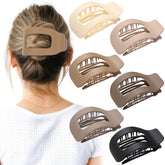 Phyzylvia flat hair clip beige close-up highlighting secure hold for thick or thin hair