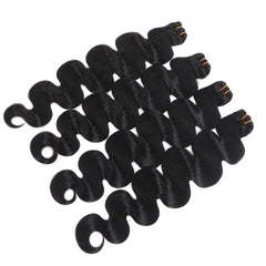PIAPIA 16A body wave bundles close-up double wefts for fuller look