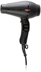 Pibbs Twin Turbo 3800 ionic-ceramic dryer promoting shinier hair.