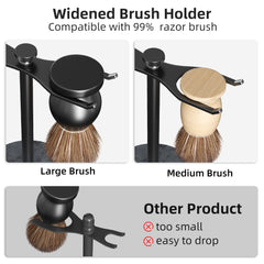 Pickpiff marble base and black holder add a refined touch to your bathroom.