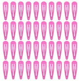 PIDOUDOU hotpink 2-inch snap hair clip secures side hair for daily wear