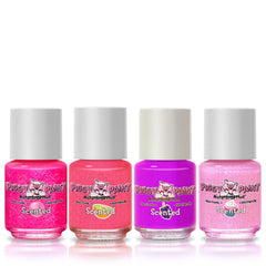 Piggy Paint bubble gum bash bottle close-up showing non-toxic formula for kids