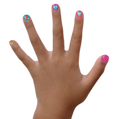 Piggy Paint Glamour Girl polish shown for playful, safe manicure sessions