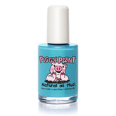Piggy Paint Sea-quin bottle shot with matte turquoise color for kid-friendly use.
