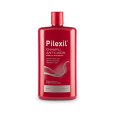 Pilexil Shampoo Anticaída bottle on a shelf for easy daily cleansing.