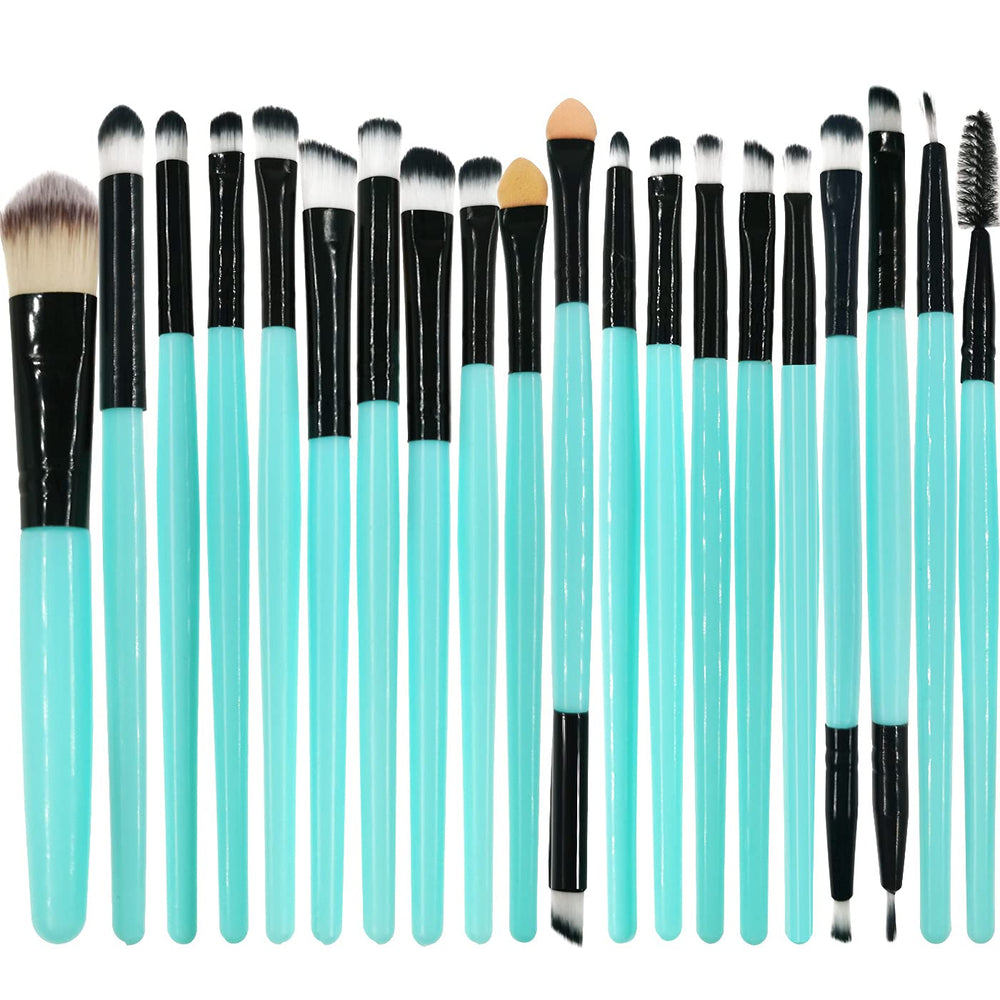 Pimoys makeup brush set 20 pcs with case for precise makeup application
