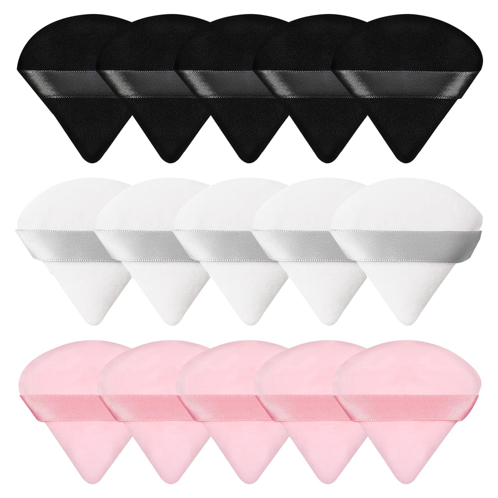 Pimoys powder puff triangle circle design for precise application and smooth finish.