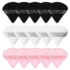 Pimoys powder puff triangle circle design for precise application and smooth finish.