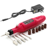 Pinkiou portable electric nail drill set pen for precise gel removal at home or salon