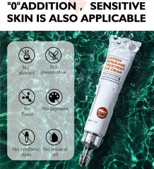 Pinnoocy Magic Eye Cream swirl on skin demonstrates texture and absorption