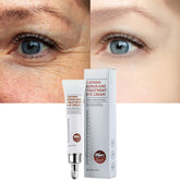 Pinnoocy Magic Eye Cream tube closeup highlighting hydrating, brightening formula for delicate eye skin