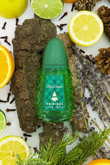 Pino Silvestre Original bottle-on-shelf suggests a timeless gift for him.