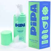 Pipa Skincare Squeaky Clean foaming cleanser bottle front shows gentle daily cleansing for kids without irritation.