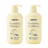 Pipette Nourishing Shampoo bottle for gentle cleansing across all hair types.
