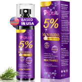 Pipuxi 5% Minoxidil spray bottle ready for scalp application to support fullness.