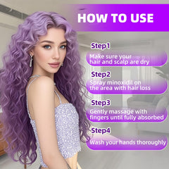 Pipuxi scalp-application mist demonstrates fast absorption on the skin.