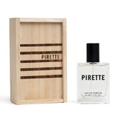 PIRETTE Eau de Parfum Spray beach-inspired image highlighting fresh coconut scent for daily wear
